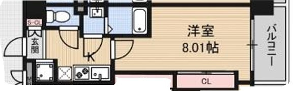 Luxe難波西Ⅱの間取り