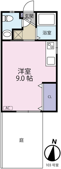 【間取り】 | ルミエール松原Ⅱ