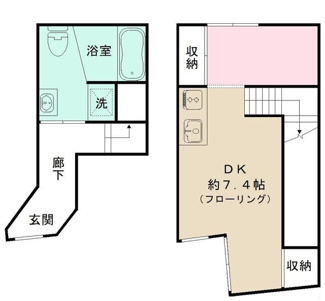 【間取り】 | 神楽坂薫木荘 | 間取りです。