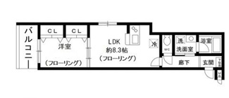 【間取り】 | ＬＡＵＲＥＬ坂下 | 間取りです。