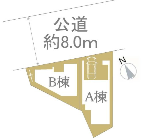 【横浜市南区三春台41-1全2棟新築戸建て】★仲介手数料無料★（太田小学校・共進中学校）の区画図