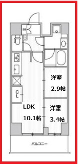 【間取り】 | リテラス南千住サウス