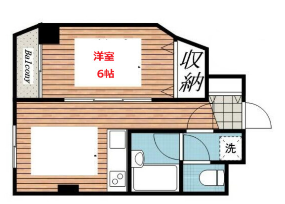 【間取り】 | カレジ馬込 | お部屋の間取りです。