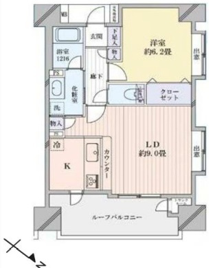 ダイアパレスグランデージ板橋の間取り