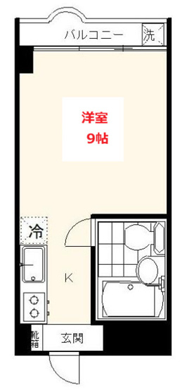 【間取り】 | セブンスターマンション第2大森 | お部屋の間取りです。