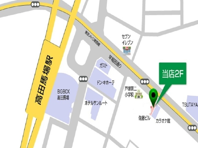 早稲田桜並木ＡＶＥの地図