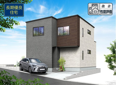 【外観パース】 | 静岡市駿河区池田 21期 新築一戸建て 1号棟 | 外観パースです