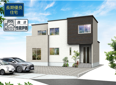 【外観パース】 | 静岡市清水区下野西 5期 新築一戸建て | 外観パースです