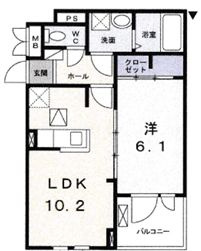 【間取り】 | ラフィナート扇 | 「ラフィナート扇」の間取りです