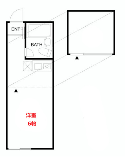 【間取り】 | Yʼs Place東寺尾 | お部屋の間取りです。