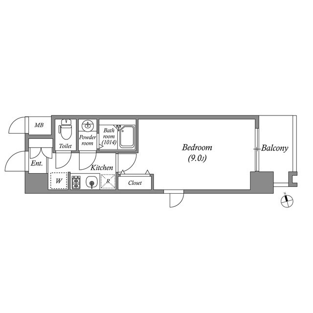 ArtizA堺東の間取り