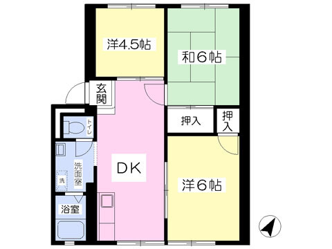 ファミリーにおススメ3DKのお部屋です♪