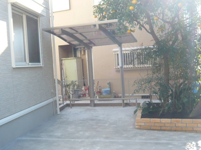 屋根付き駐輪場