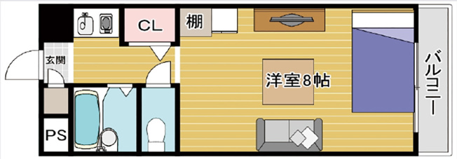 【間取り】 | ドゥリーム新今里