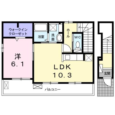 セイザン天六の間取り