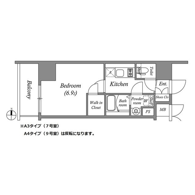 エスリード金山エクセアの間取り