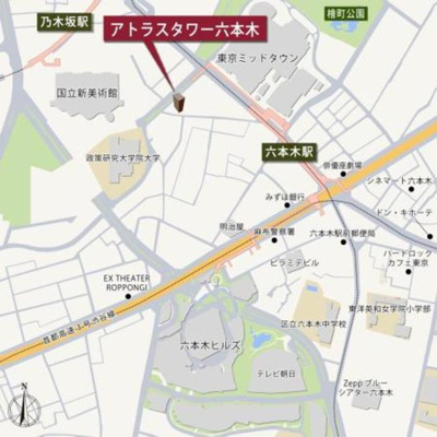 【地図】 | アトラスタワー六本木
