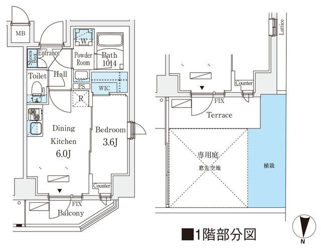 リテラス住吉の間取り