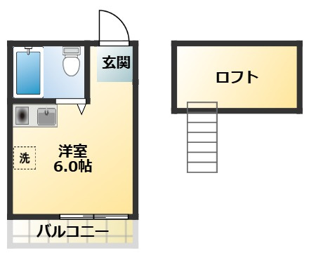 【間取り】 | メゾンパークサイド