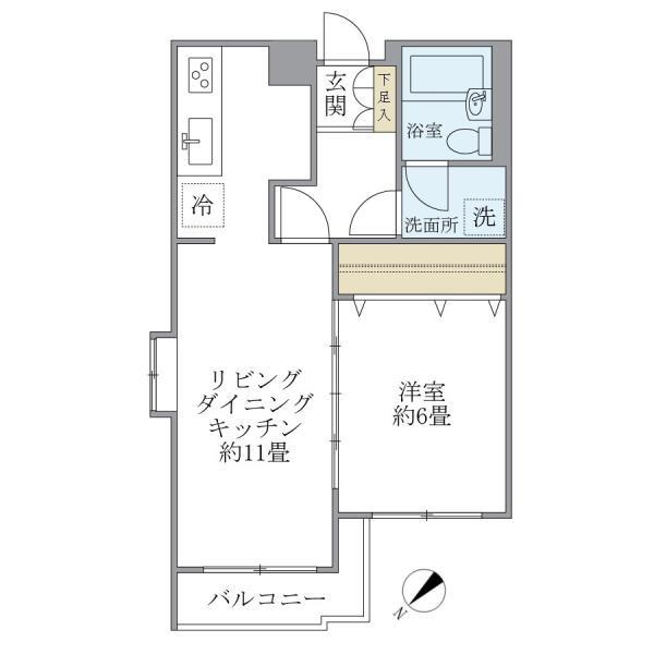 ＩＳＭ経堂の間取り