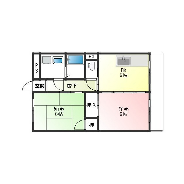 羽島郡笠松町北及のアパートの間取り