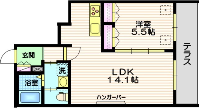 ヴェルデ等々力Ｂの間取り