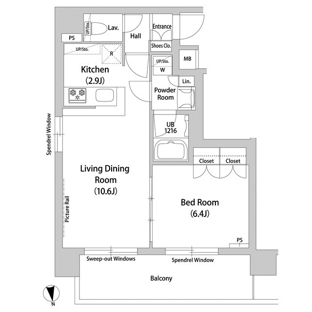 Ｗｏｒｌｄ　Ｒｅｓｉｄｅｎｃｅ　大手町の間取り