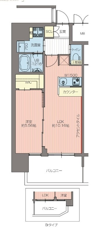 プレジオ西中島ASIANの間取り