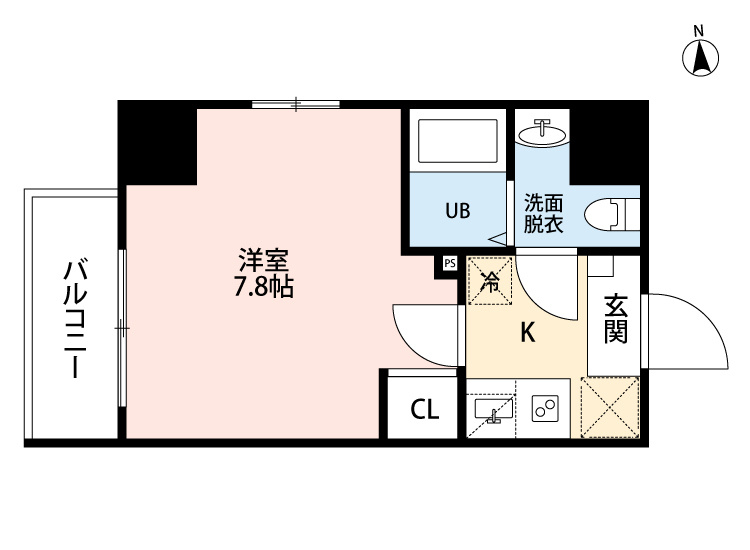 ヒルズ夕陽丘の間取り