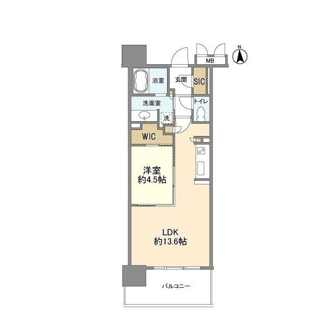 OPUS RESIDENCE SHINSAIBASHI SOUTHの間取り