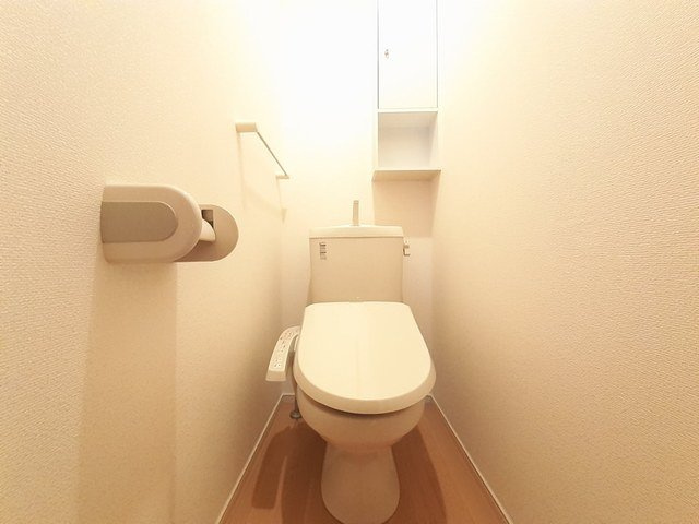 サン　プロミネンス　Ｂのトイレ|シンプルで使いやすいトイレです