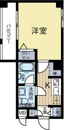 【間取り】 | ピュアドームリージェント薬院