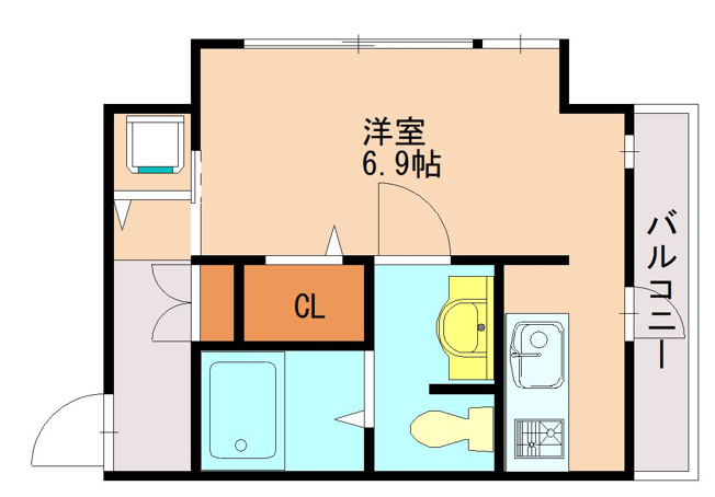 【間取り】 | 警固クレスタリア