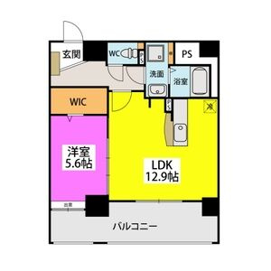 【間取り】 | リバーサイド大濠