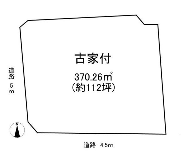 生駒郡斑鳩町神南４丁目の売地の土地図