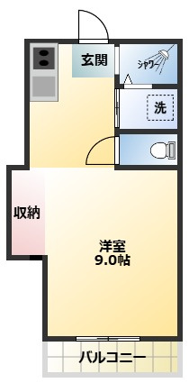 白岩ビルの間取り