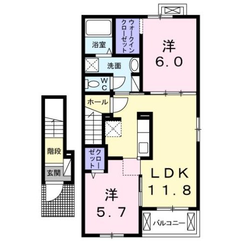 トレジャーの間取り