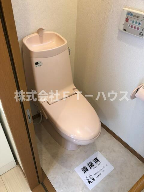 市川市北国分貸家のトイレ