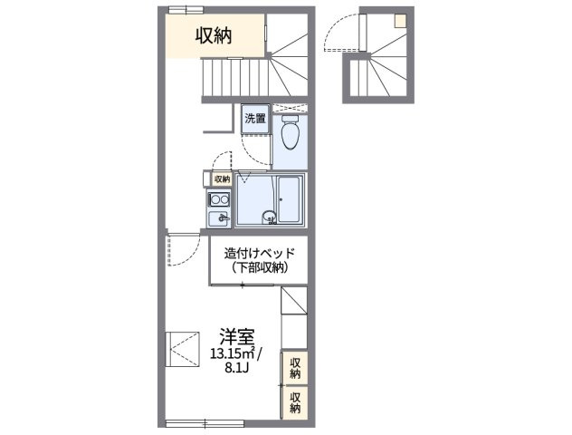 レオパレスＶＩＳＴＡの間取り