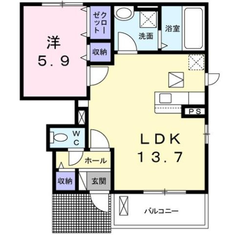 サンストーンⅢの間取り