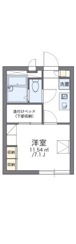 レオパレス三立ハイツＡの間取り