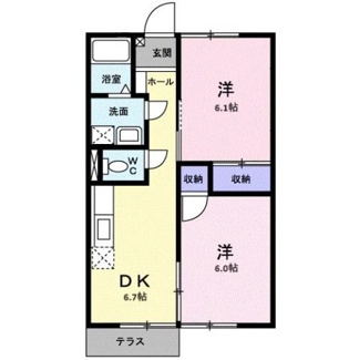 【間取り】 | ニューエルディム宮島