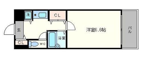 エスティライフ難波西の間取り|エスティライフ難波西　間取り