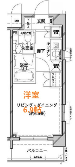 【間取り】 | THEパームス田園調布 | 間取りです