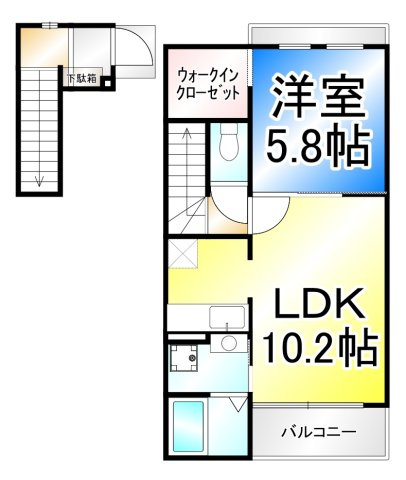 サニーハウスの間取り