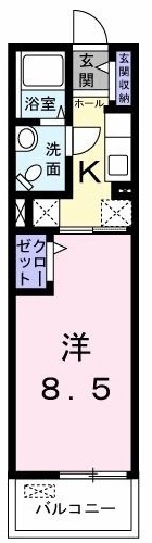 ヴェルファーレ　Ⅲの間取り|間取りです。