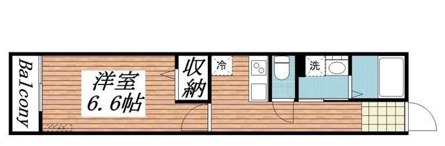 フラット南流山の間取り|間取りです。