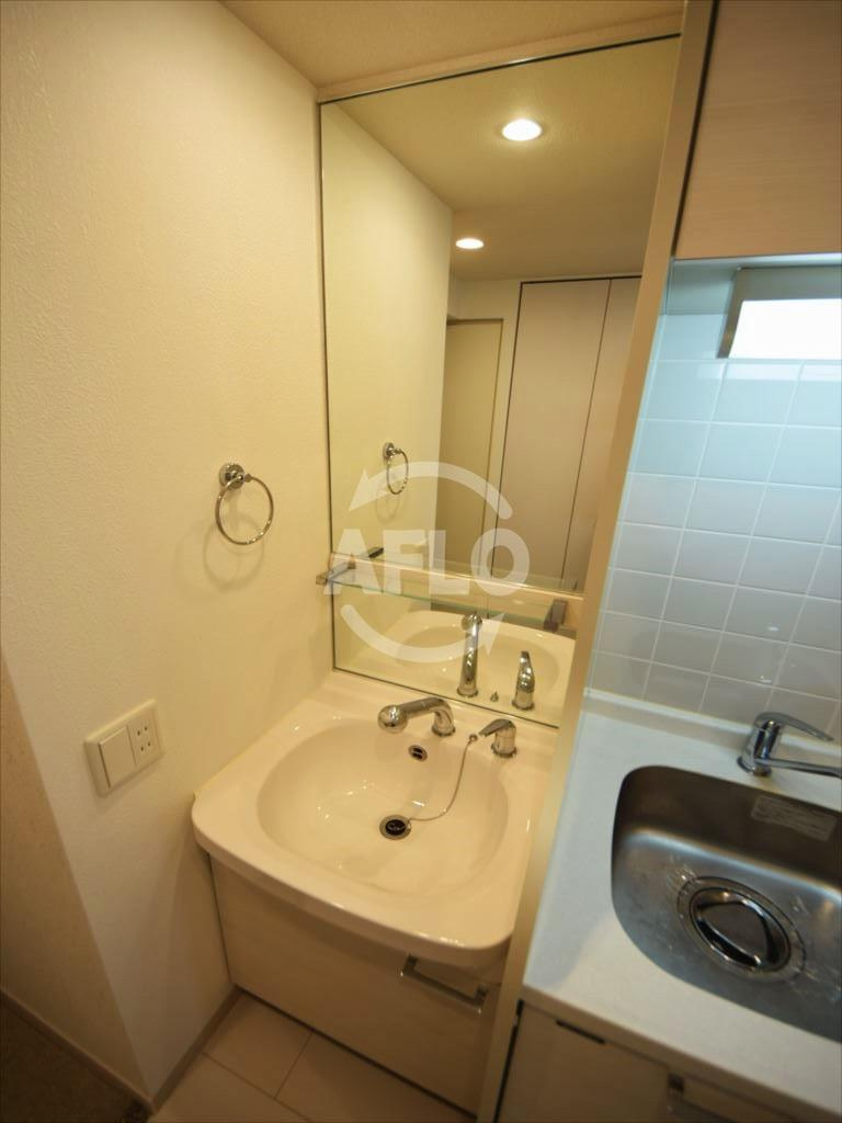 プレサンス谷町アルファの独立洗面台|プレサンス谷町アルファ　シャンプードレッサー