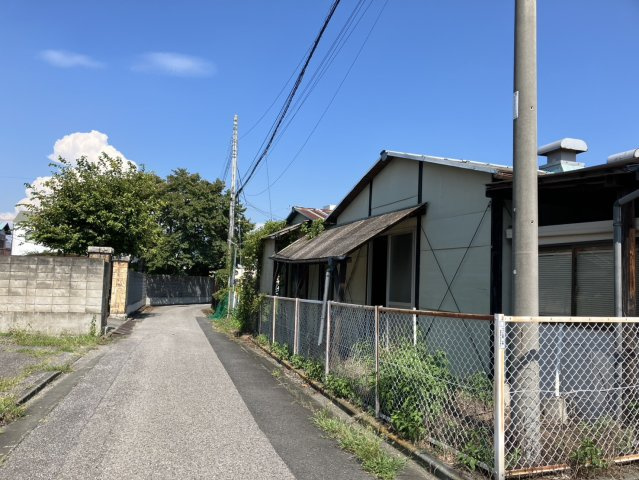 桐生市三吉町一丁目土地の外観