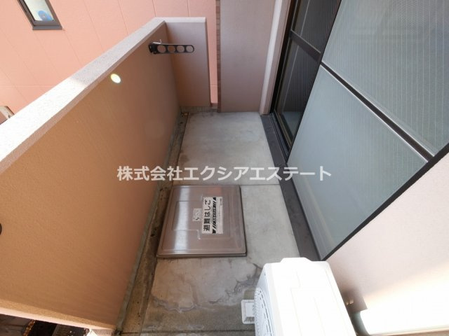 プレサンスフジのバルコニー